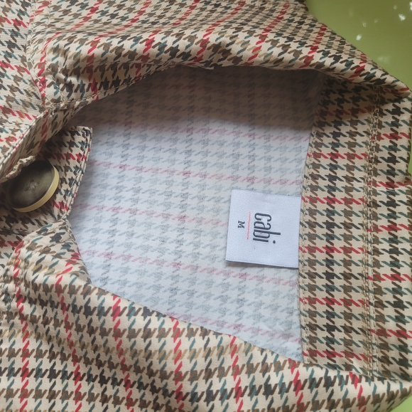 Cabi Houndstooth Trench Coat - Picture 8 of 13
